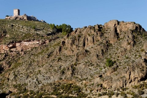 Aledo castle, the Torre del Homenaje or medieval keep