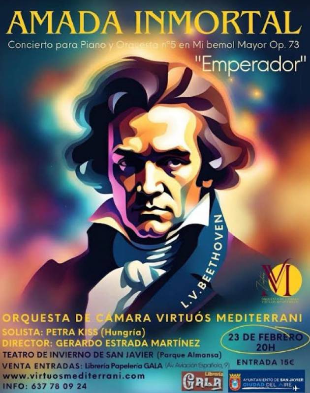 February 23 Beethoven concert in San Javier