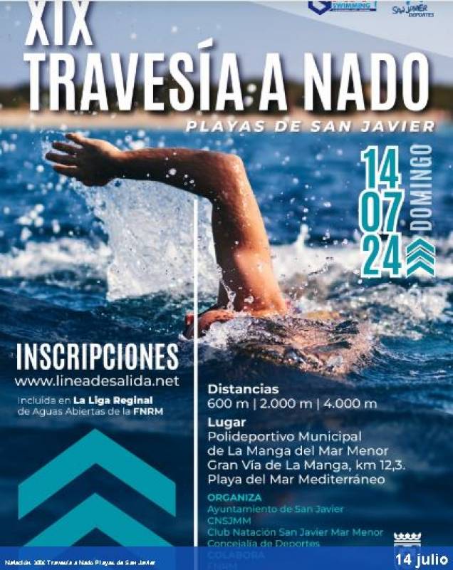 July 14 International Swimming Competition in San Javier