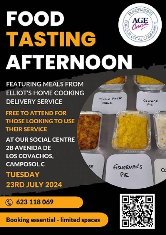 July 23 Age Concern taster session with Elliots Home Delivery