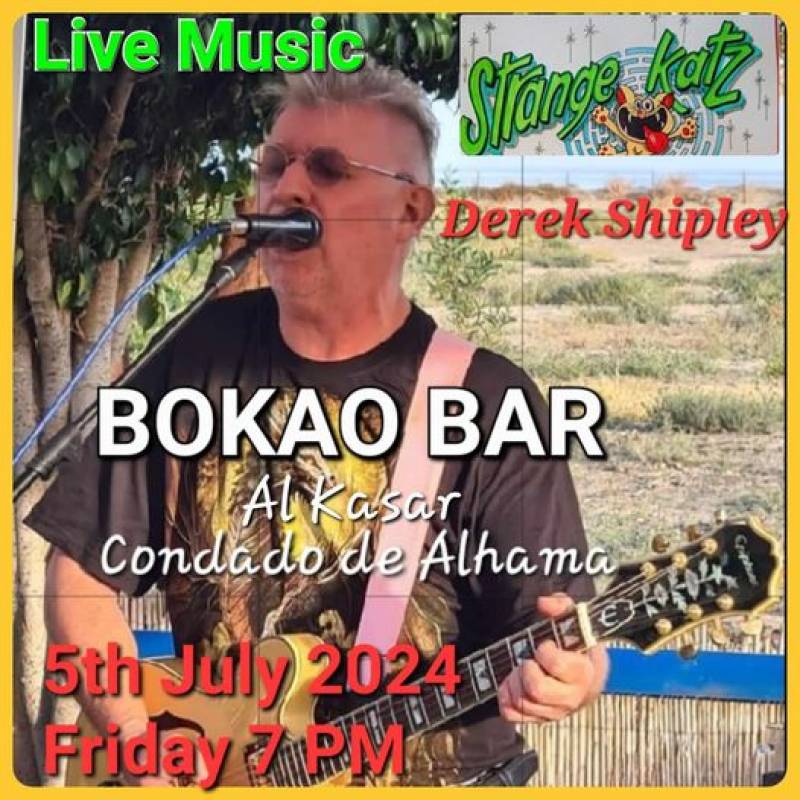 July 5 Steak night and Strange Katz performing at the Bokao Bar, Condado de Alhama Golf Resort