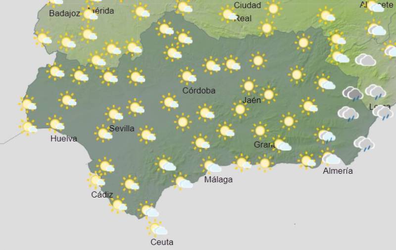 What to expect from the Andalusia weather this week: Forecast September 9-15