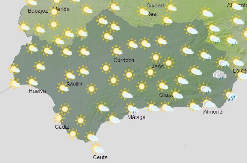 Where the rain will strike this week: Andalusia weather forecast September 23-29