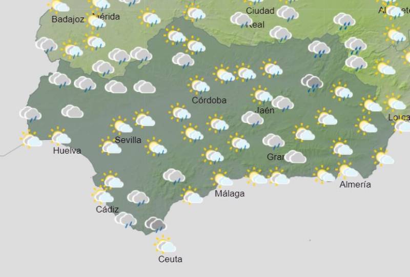 Andalusia weather forecast September 30-October 6