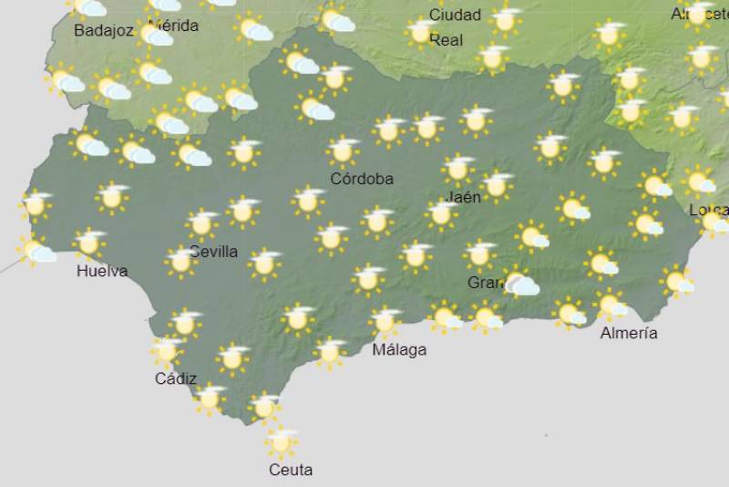 Andalusia weather forecast September 30-October 6