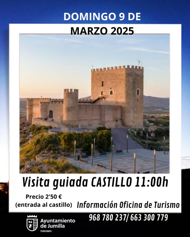 March 9 Guided tour of Jumilla castle