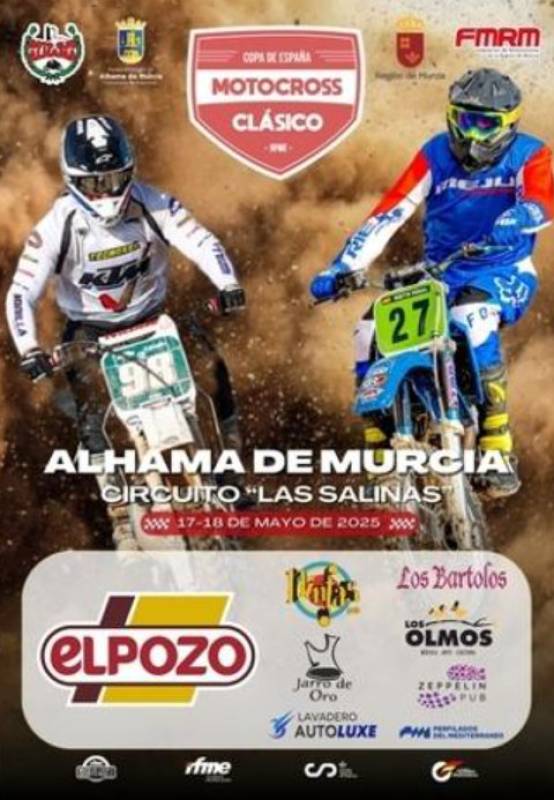 May 18 Spanish motocross championship racing in Alhama de Murcia