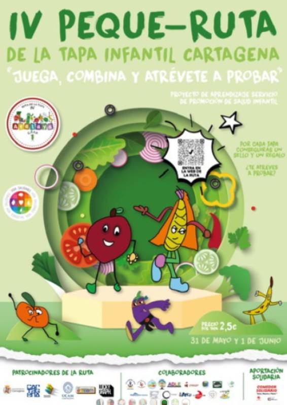 May 31 and June 1 Children’s tapas route in Cartagena