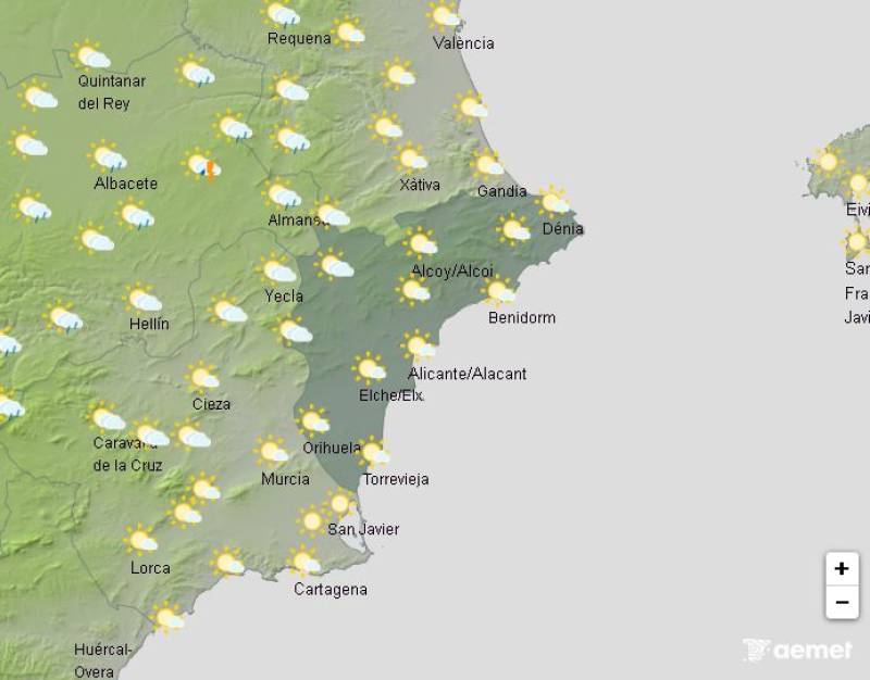 Hazy and hot: Alicante weather forecast June 12-15