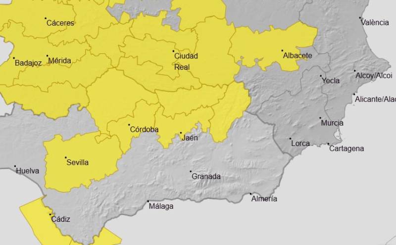 Storms in the north and haze for days: Murcia weekly weather forecast June 16-19