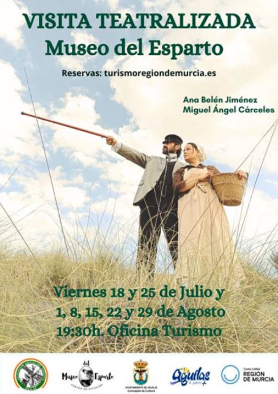 August 22 Free dramatized visit to the esparto grass museum of Aguilas
