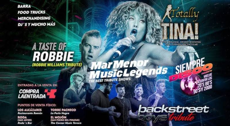 August 7 and 8 Mar Menor Music Legends event in Los Alcázares