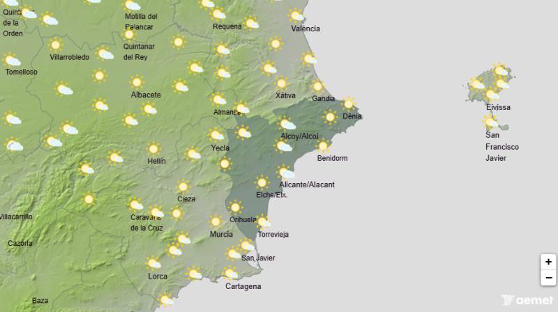 A bright but breezy few days ahead: Alicante weather forecast January 8-11