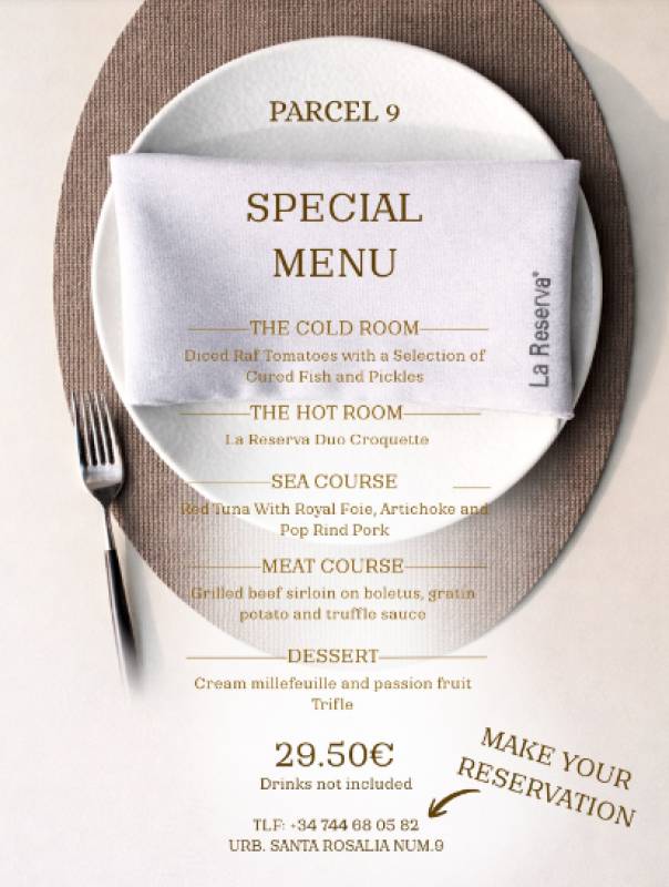 Special tasting menu at La Reserva Beach Sport Club, Santa Rosalía, until summer