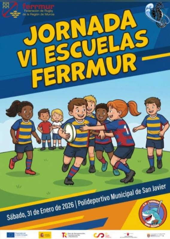 January 31 Open day for children held by Club Squalos Mar Menor rugby club in San Javier