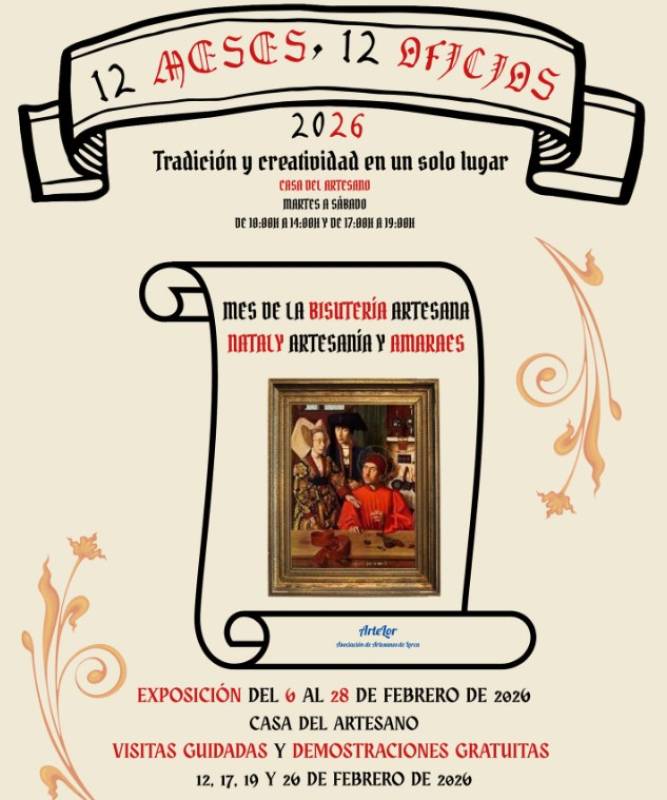 February 19 and 26 Free handmade jewellery demonstrations in Lorca