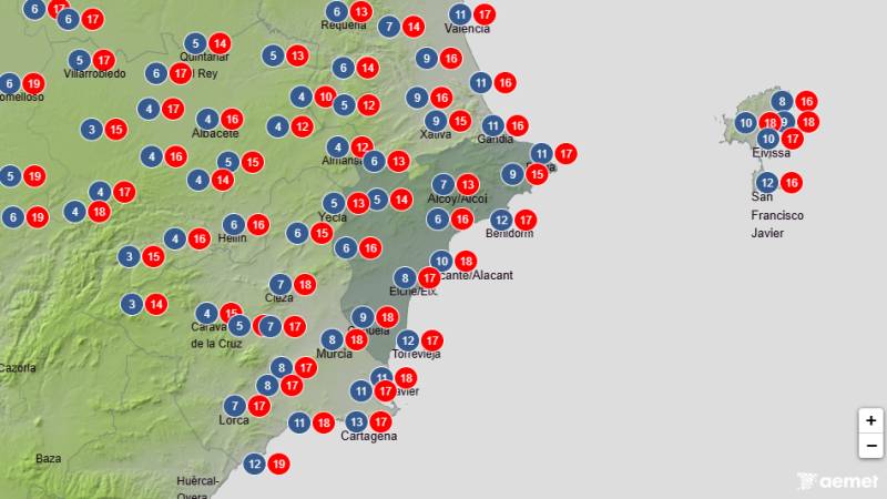 A bright and sunny start to the week: Alicante weather forecast March 16-19