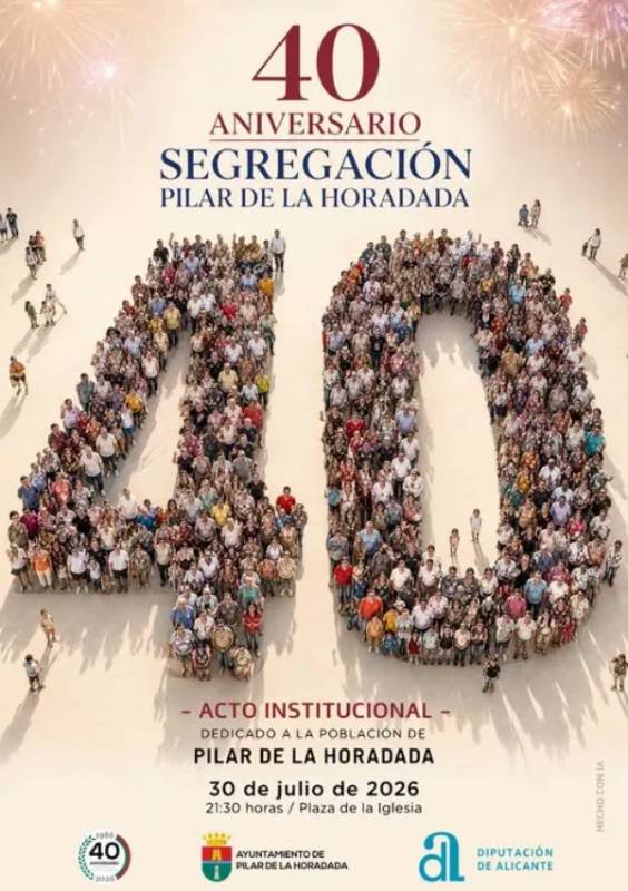 July 30 Pilar de la Horadada marks 40 years as an independent municipality