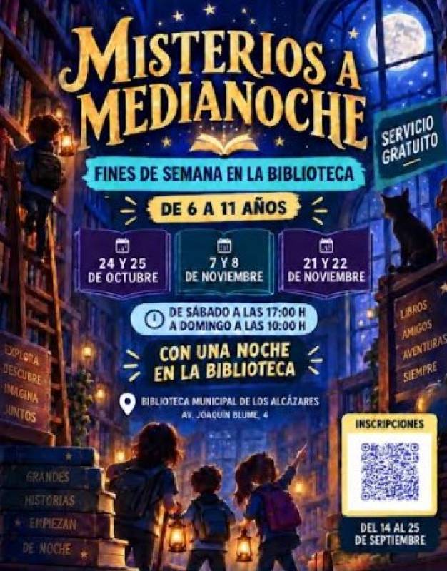 November 7 to 8 A night of mystery for youngsters in Los Alcázares