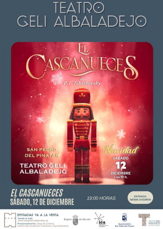 December 12 The Nutcracker ballet in San Pedro del Pinatar
