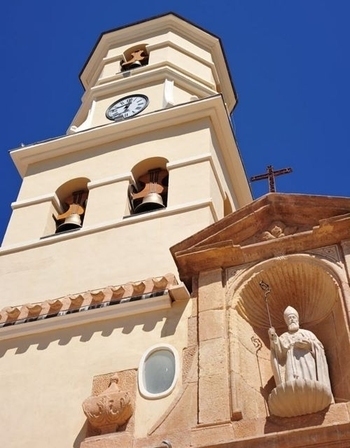 The church of San Agustín in Fuente Álamo